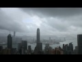 TimeLapse Typhoon "Nangka" over Hong Kong