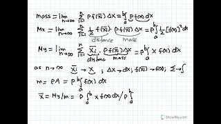 UBC Math 101 tutor Centroids & Moments 2 Video tutorial