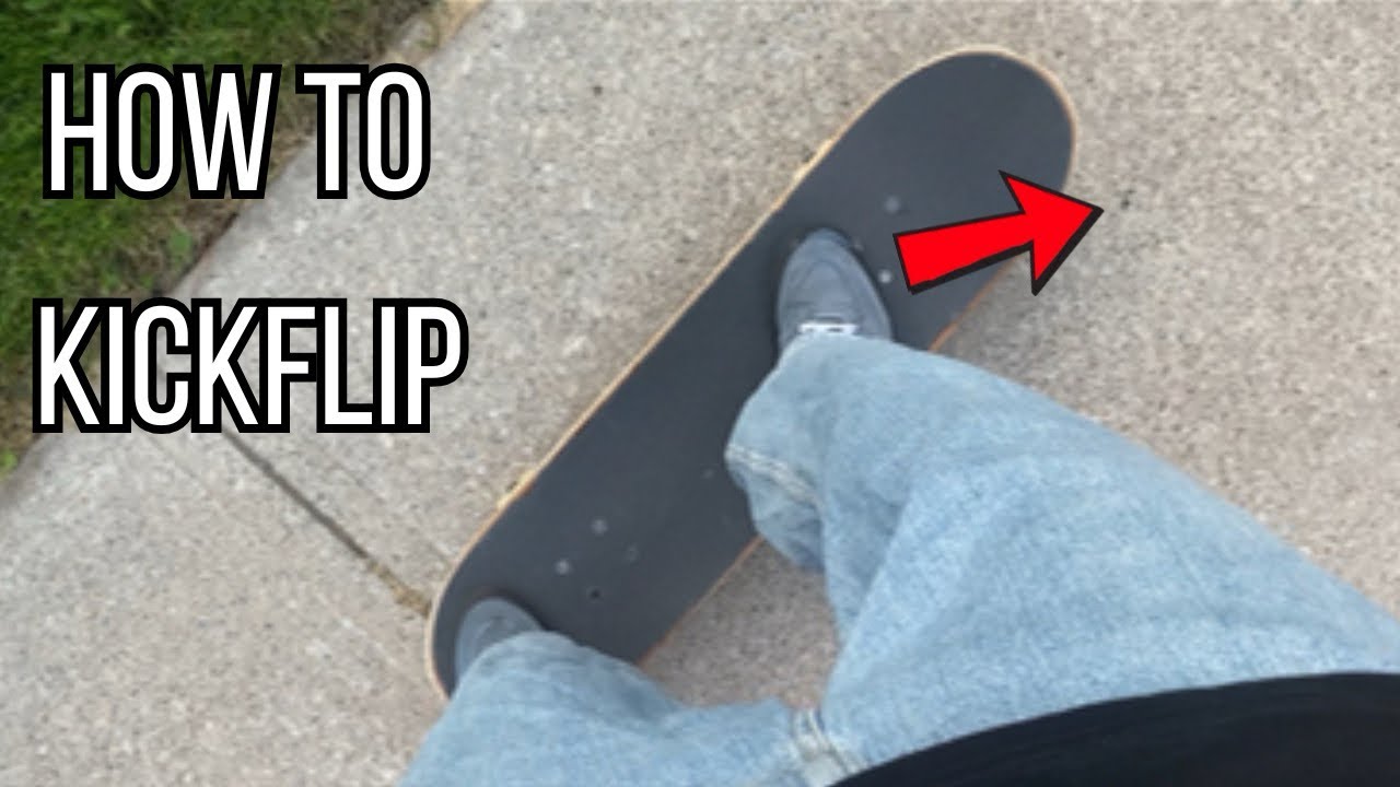 Kickflip Rake How to: Kickflip On A Skateboard - YouTube