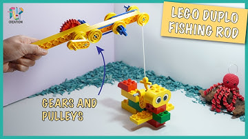 Build it yourself - LEGO DUPLO Fishing Rod with LEGO Education Early Simple Machines Set 9656