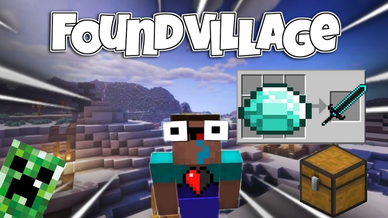 minecraft found village | SURVIVAL series part2 - YouTube
