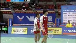 [7/8] Finale DH : Yun Cai & Haifeng Fu vs Jae Sung Jung & Yong Dae Lee (Korea Super Series 2010)