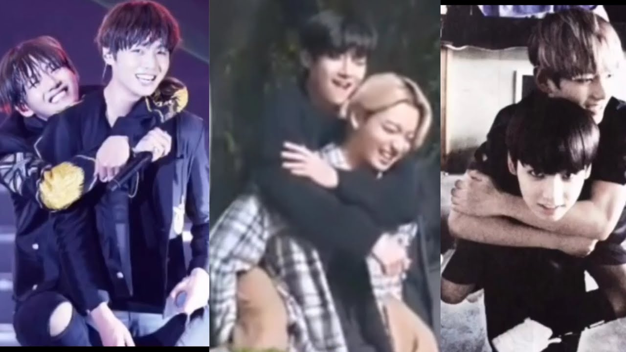 Carry me/Piggyback compilation only with Taekook!!!