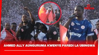 #live AHMED ALLY AUNGURUMA 'SIMBA SC TUMEDHULUMIWA UBINGWA WA NBC 