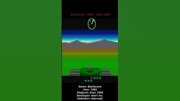 Battlezone - 1983 - Atari 2600 ( Atari VCS ) (Shorts) #games #atari #atari2600 #atarivcs #retrogames