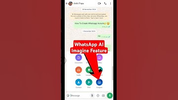 WhatsApp AI Imagine Feature । How To Use Meta Ai In WhatsApp