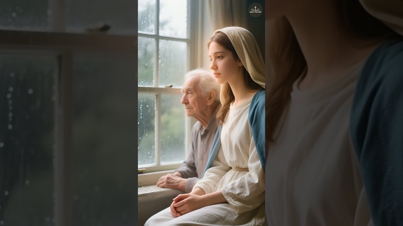 Mary The Listener Silent Comfort Virginmary Jesus Angel Avemaria Prayer