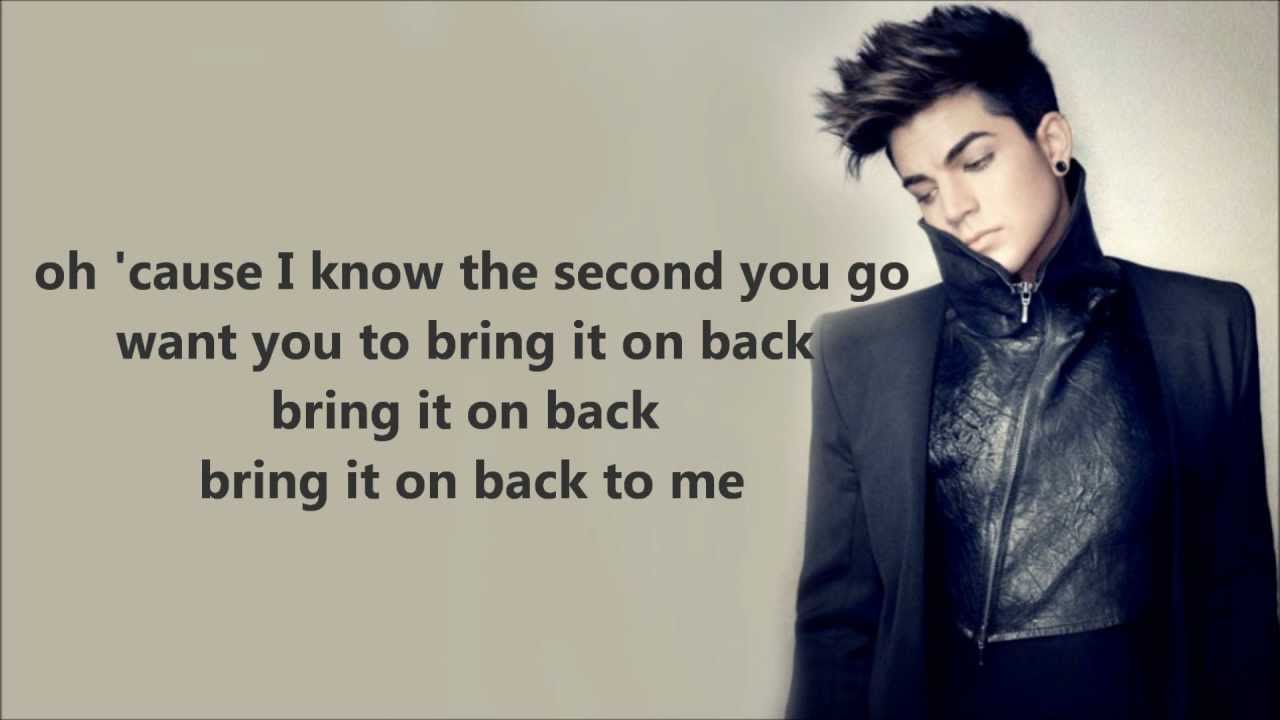 Adam Lambert NEW SONG Chokehold [LYRICS] YouTube
