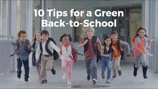 Celebrity 10 Tips for a Green Back to School Wealth