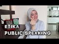 Etika Public Speaking