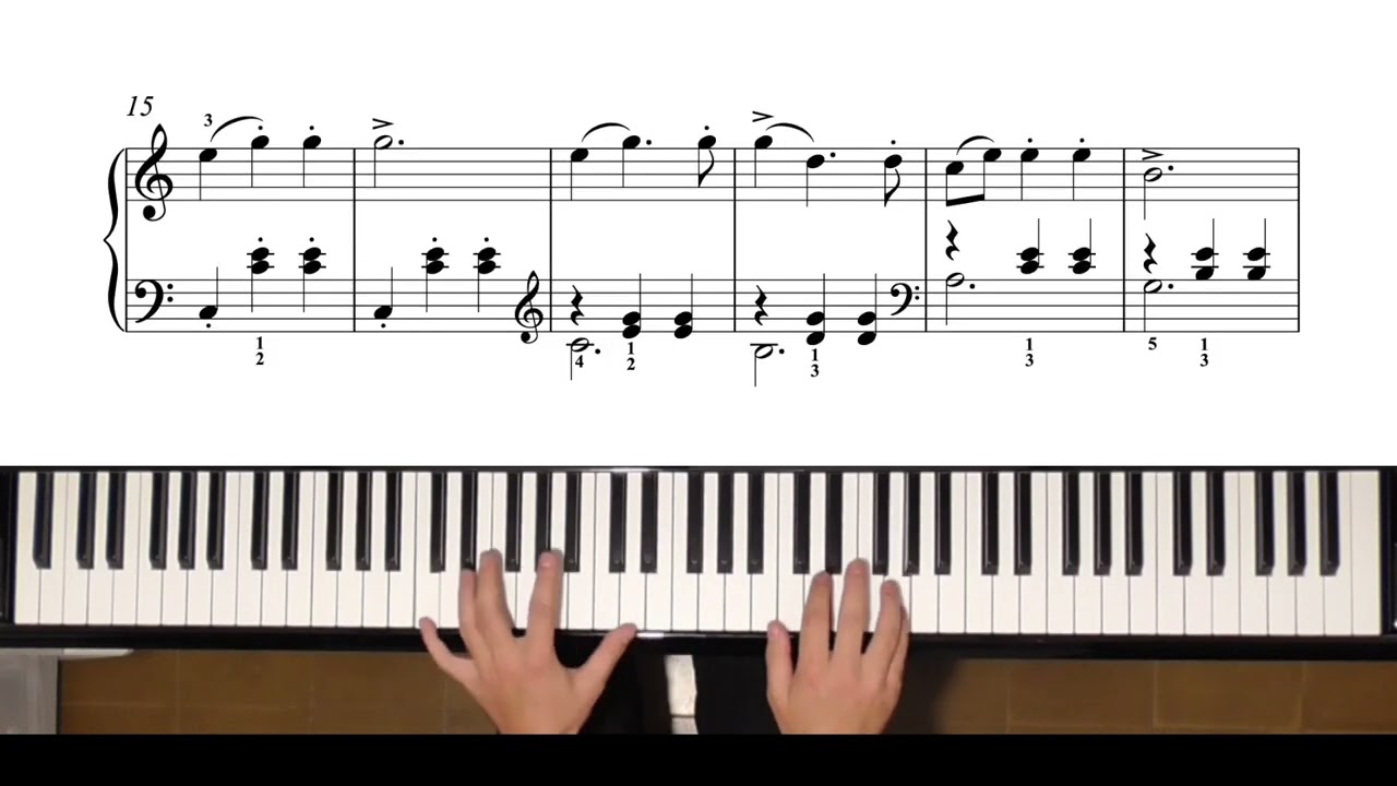 Lavignac Volume 1a No:138 With Two Handed Piano