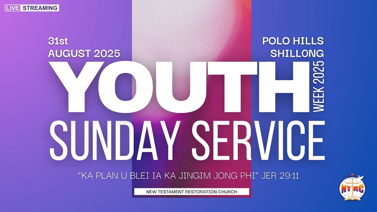 LIVE | Youth Week 2025 | 2nd Sunday Service | 31st August 2025 - YouTube