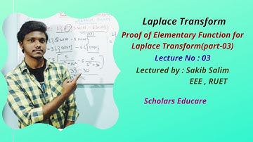 Laplace Transform-03||Proof of basic formula of Laplace Transform for Elementary Function(Part-03)