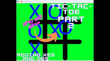 How To Make A Tic-Tac-Toe Game on Scratch Part 2 - Adding the Xes and Oes
