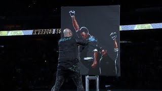 Speed painter wows Warriors crowd with stunning performance