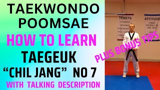 How to do Taekwondo Basic Form 7 Full Tutorial #taekwondopoomsae #taekwondoforms #taekwondo #tkd