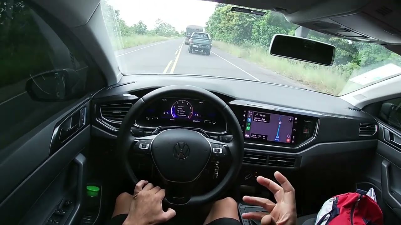 NA ESTRADA COM MEU NOVO POLO TSI MANUAL 2023!!