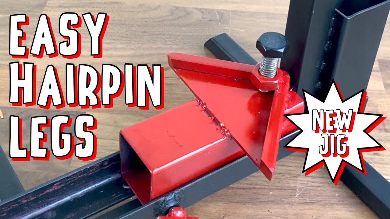 How To Make DIY Hairpin Legs QUICK & EASY New Jig Tool YouTube