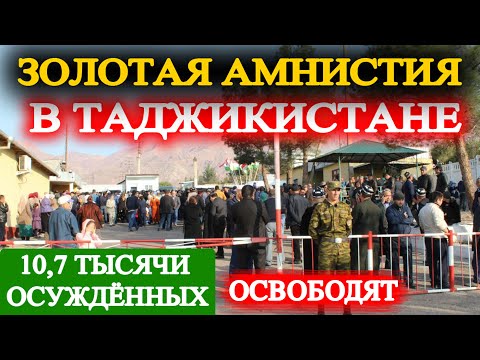 Таджикистан одобрил закон о золотой амнистии. В честь 30-летия независимости Таджикистана.