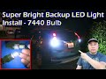 Honda CRV Install Super Bright Backup LED Light (2012 - 2016) 7440