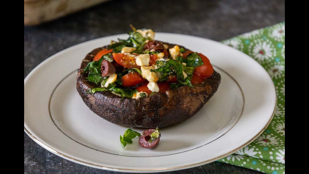 Greek Stuffed Mushrooms YouTube