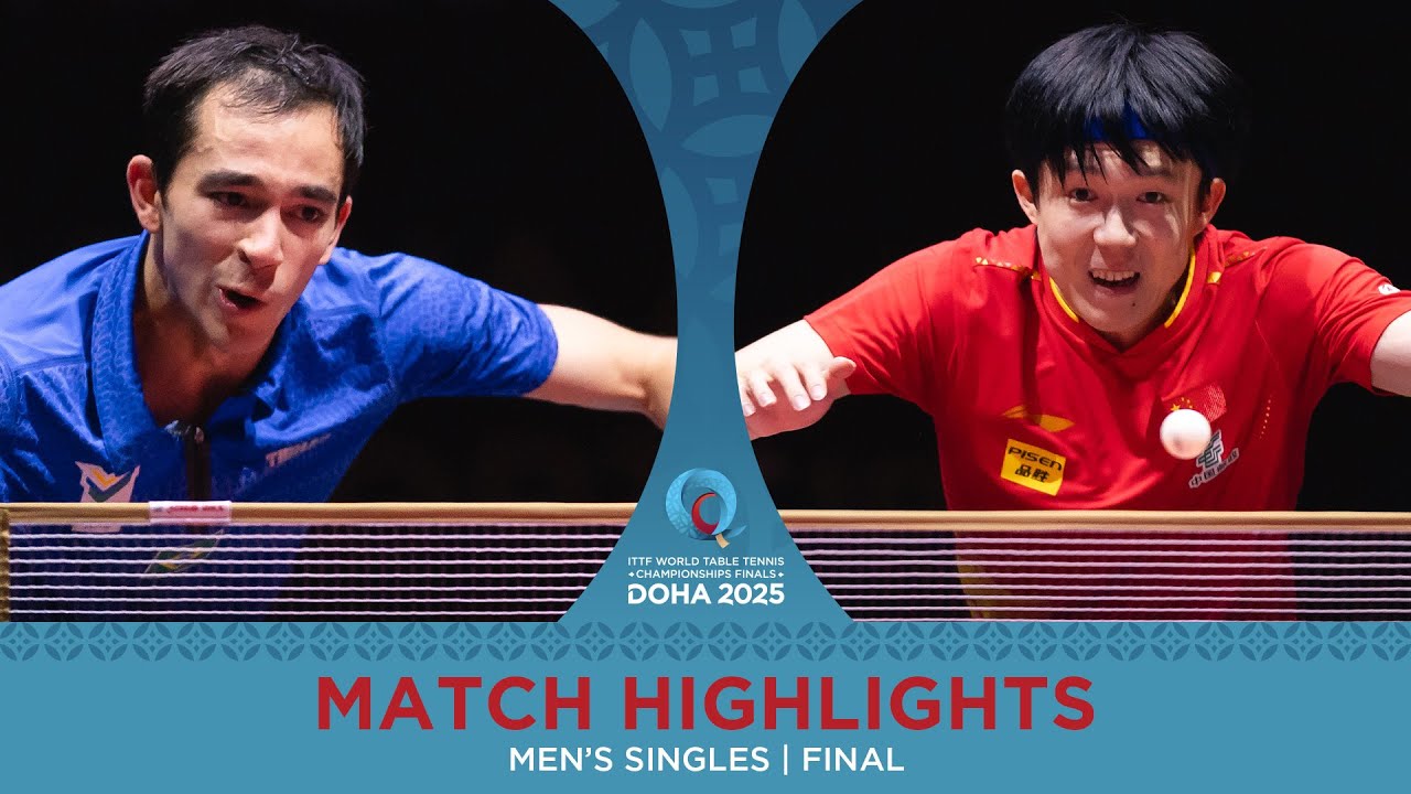 Hugo Calderano vs Wang Chuqin | Match Highlights | #ITTFWorlds2025