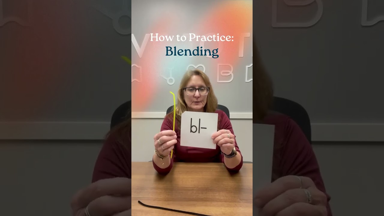 How to practice blending part 1. #teacher #lovetolearn #phonemicawareness #learntoread