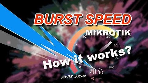 Mikrotik Burst Limit Settings (How it works!)