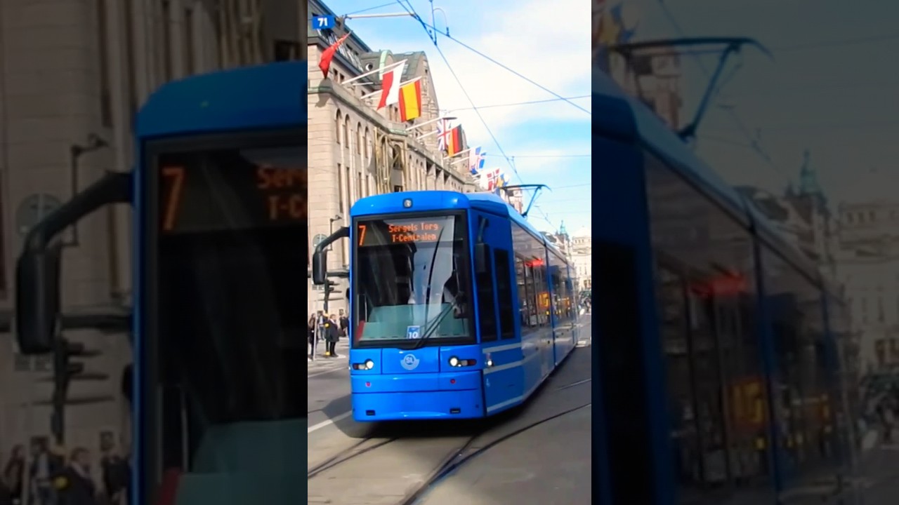 Stockholm Tram 🇸🇪 • Flexity Classic 4 • T-Centralen • 03.05.2013