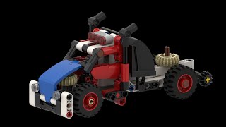 American Big Rig Truck - a Lego Technic 42116 C-model