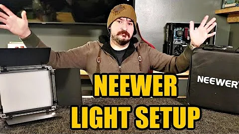 Neewer Light Setup - HOW TO - BUDGET LIGHTING - NEEWER 660 LED