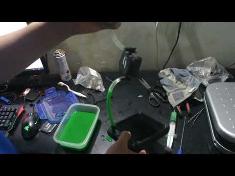 Video Cách bơm nước vào rad cho tản nhiệt nước - youtube