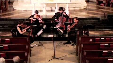 Attacca Quartet Plays Haydn Op. 20 no. 2 - Fourth Movement