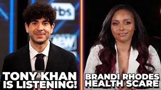 Tony Khan LISTENS To AEW Fans In Major Way, Brandi Rhodes Health Scare