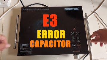 Infrared cooker E3  error Capacitor - Solved part 2