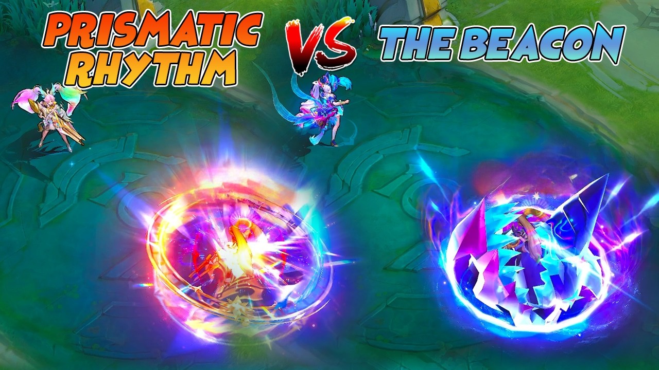 Layla Prismatic Rhythm VS The Beacon Skin Comparison