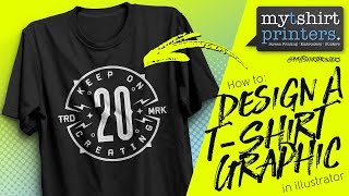 How to design a t shirt - Adobe illustrator 2020 Tutorial