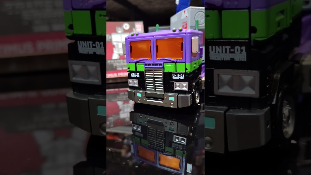 EVANGELION EVA PRIME KO 86 Movie Optimus Prime applying waterslides! 