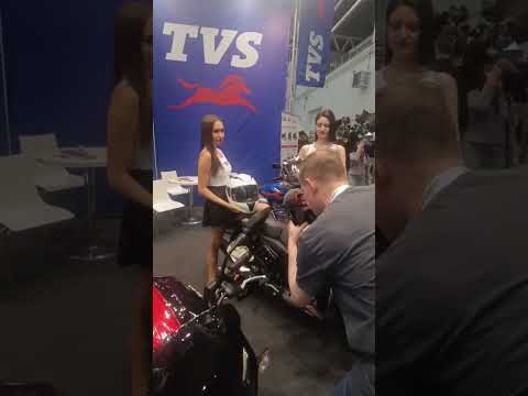 Мотоциклы TVS (Индия) на выставке Мотовесна.