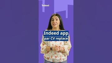 How To Replace Or Upload Your CV On Indeed - Indeed India #shorts