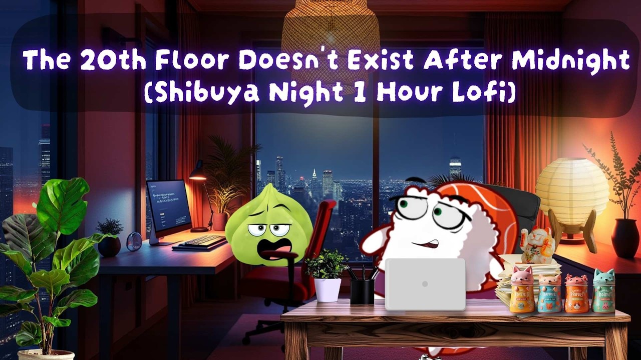 The 20th Floor Doesn't Exist After Midnight (Shibuya Night 1 Hour Lofi)