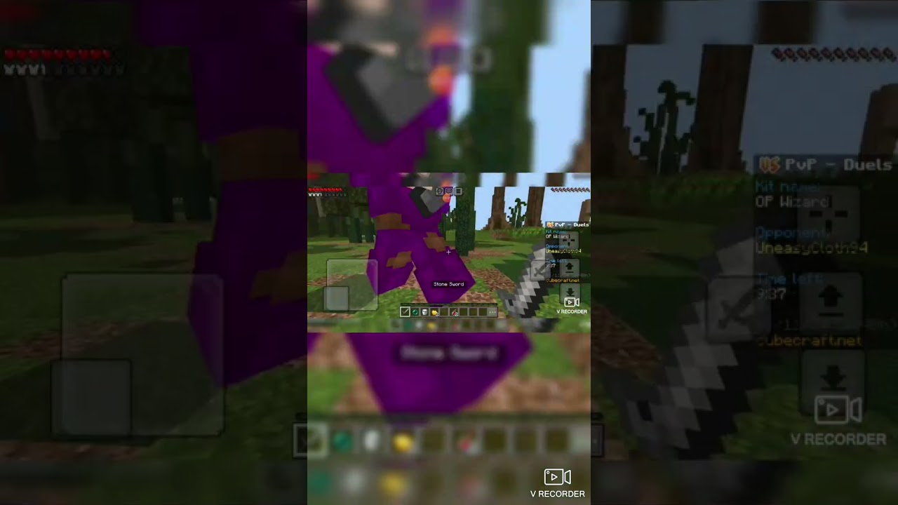 Day one of me becoming PvP pro in minecraft pocket edition 