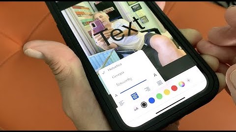How to increase the Text Size in Mark Up on a photo in iPhone iOS15