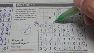 289 days ago another War started! (#8945) Binary Sudoku. 07-22-2024 part 3 of 3