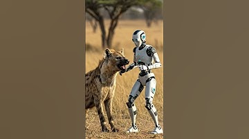 Hyena vs  AI Robot The Ultimate Duel
