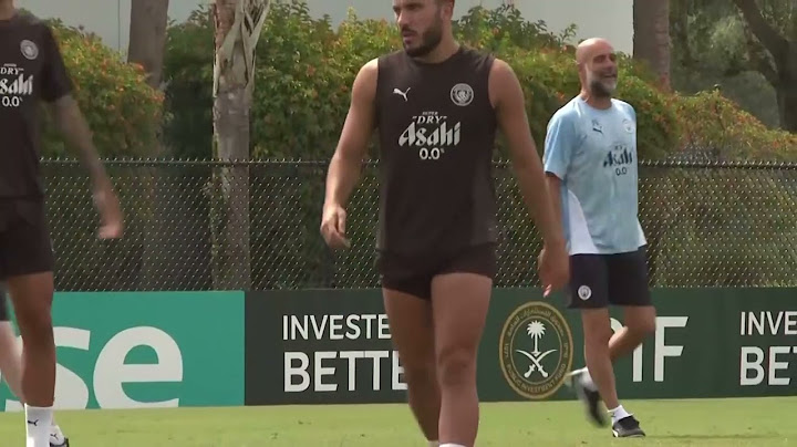 Man City back on training grind after a 5-2 beatdown of Juventus at Club World Cup