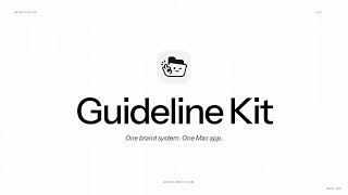 GuidelineKit: Brand Guidelines in One Mac App screenshot 1