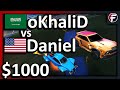 oKhaliD vs Daniel | $1000 Rocket League 1v1 Showmatch