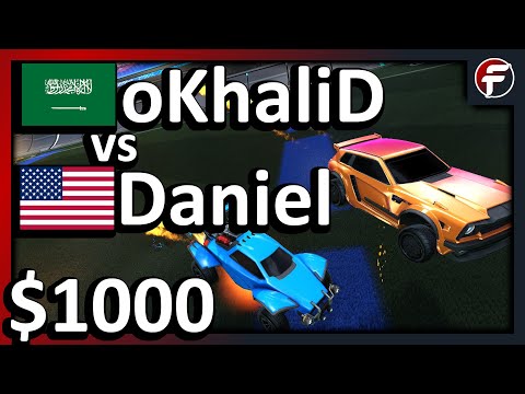 oKhaliD vs Daniel | $1000 Trận đấu 1v1 Rocket League - Thành tích tốt nhất trong tổng số 7