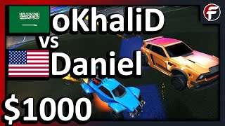 oKhaliD vs Daniel | $1000 Rocket League 1v1 Showmatch screenshot 5